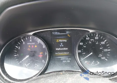 2014 Nissan Rogue Sv z USA, uszkodzony, nr VIN 5N1AT2MV3EC871117